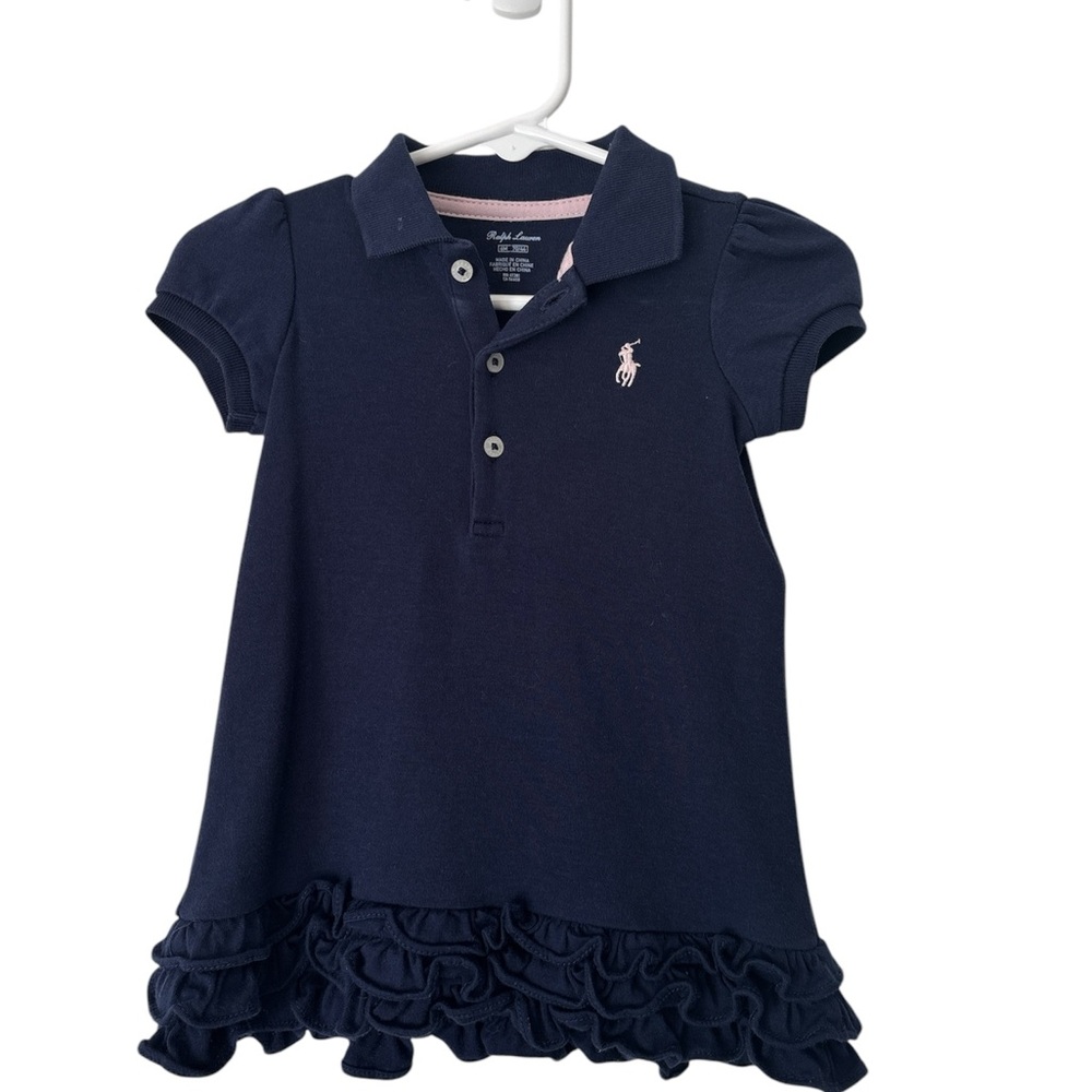 Ralph Lauren Navy Kids Polo Dress